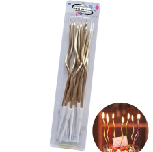 Rođendanske Svećice - CHAMPAGNE GOLD 12 kom.